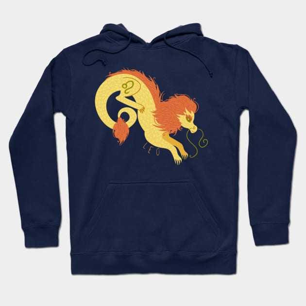 Leo Dragon Hoodie by LexaStrong